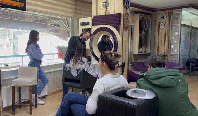 Niğde’de kuaförler bayram öncesi yoğun mesai yapıyor