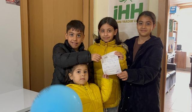 Niğde’de 4 kardeş bayram harçlıklarını Gazze’ye bağışladı