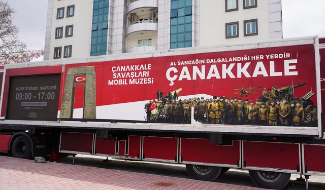 Niğde’de Çanakkale ruhunu yaşatan mobil müze