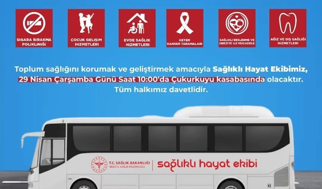 Niğde’de Mobil Sağlık Hizmetleri köylere ulaşıyor