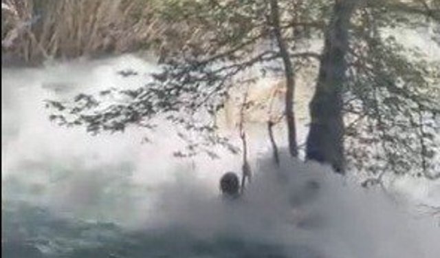 Kayıp genç akıntıya böyle kapıldı: Son görüntüleri ortaya çıktı