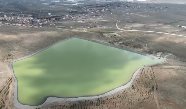Yıllar sonra ilk kez taştı: Koyunlu Göleti doldu
