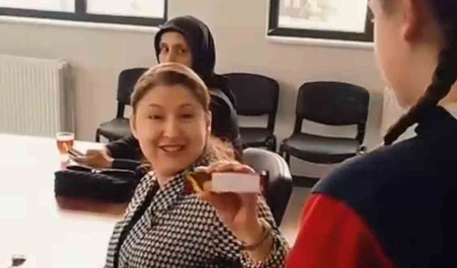 Öğrencilerden anlamlı mesaj