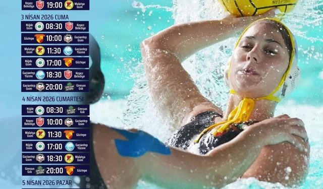 Niğde’de U18 Kadınlar Sutopu Türkiye Şampiyonası heyecanı