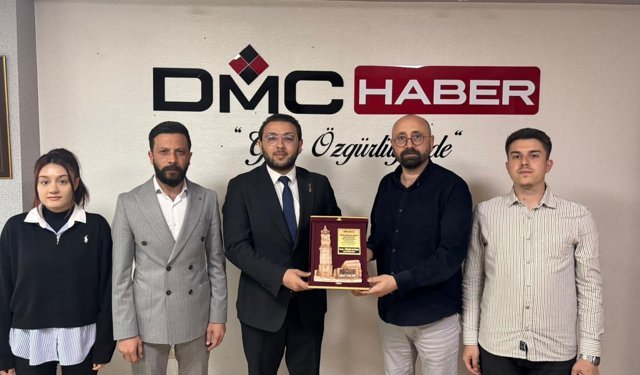 Başkan Türkmen’den DMC Haber’e 6. yıl ziyareti