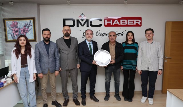 Rektör Uslu’dan DMC Haber’e 6. yıl ziyareti