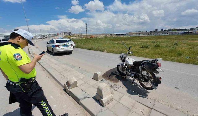 Karaman'da motosiklet kazası: 1 yaralı
