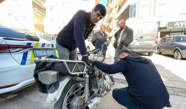 Bırakıp kaçtığı motosikletin şase numarasının kazınmış olduğu belirlendi