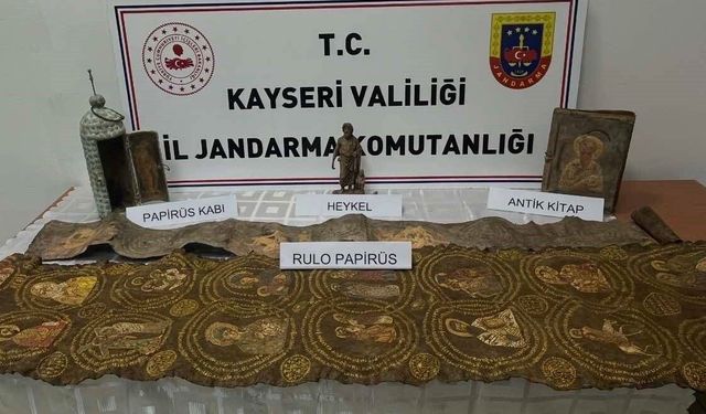 Tarihi eser operasyonu: 1 gözaltı