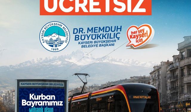 Tramvaylar bayramda ücretsiz