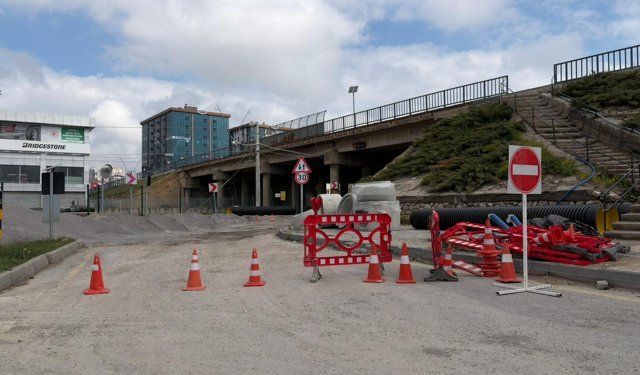 Niğde’de bağlantı yolu geçici olarak trafiğe kapatıldı
