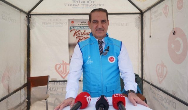 Niğde İl Müftüsü Gün’den vekaletle kurban çağrısı