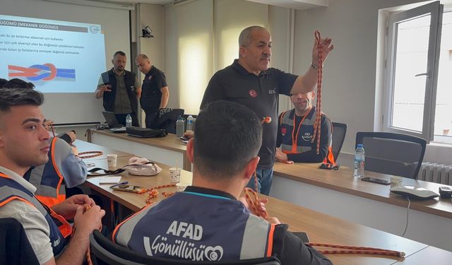 Niğde’de AFAD Gönüllülerine yüz yüze eğitim