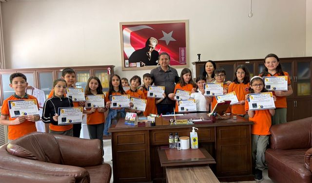 Necip Fazıl Kısakürek İlkokulu’nda eTwinning projesi tamamlandı