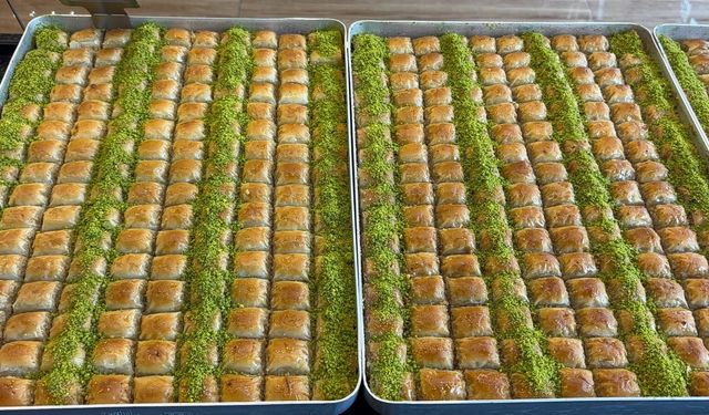 Niğde’de bayram öncesi tatlı siparişleri arttı