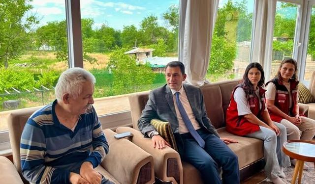 Niğde'de kahraman gazi Bayram Tosun ve ailesine anlamlı ziyaret