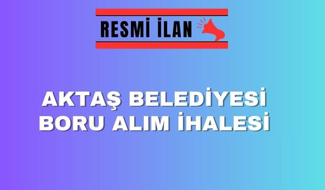 5000 METRE 160'LIK 16 ATÜ VE 90'LIK 10 ATÜ HDPE BORU ALIM İLANI