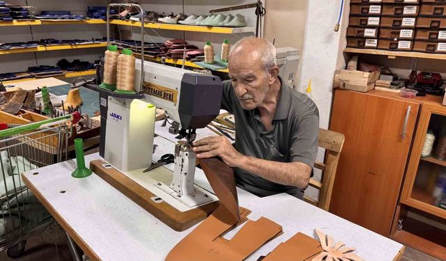 Çırak bulunamayan kunduracılıkta son dönemlerini yaşıyor