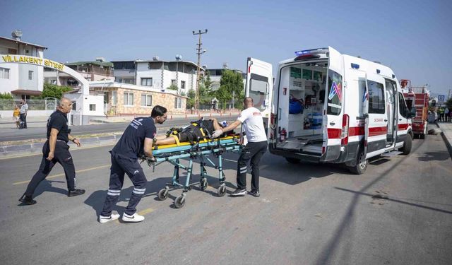 Gerçeğini aratmayan trafik kazası tatbikatı