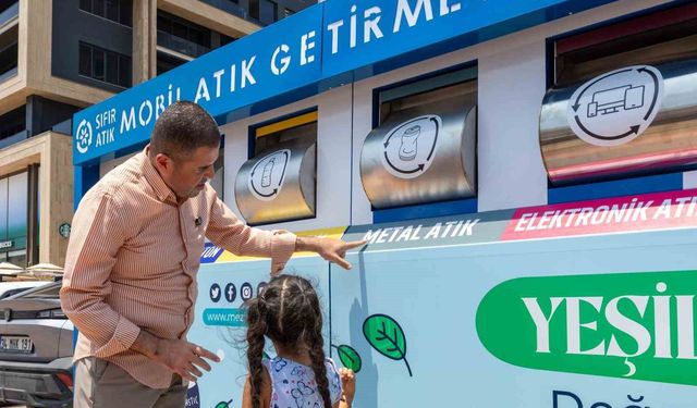 Mobil atık getirme merkezleri hizmete girdi
