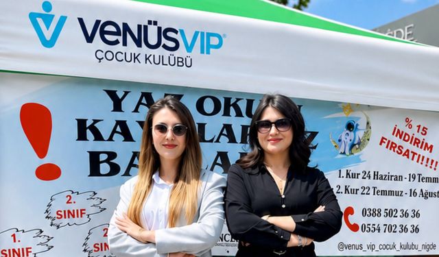 Venüs Vip Çocuk Kulübü’nde yaz okulu ilgisi