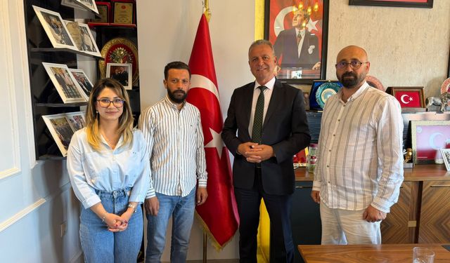 DMC Haber ekibinden Başkan Doygun’a ziyaret