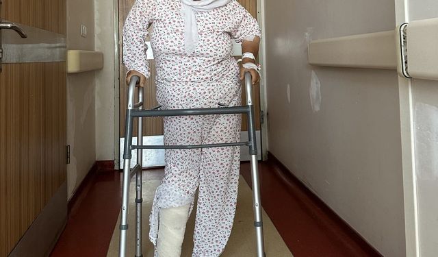 55 yıl sonra rahat yürümeye başladı