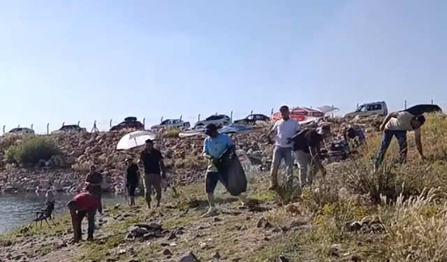 Uluağaç Göleti'nde örnek davranış: Doğaya sahip çıktılar