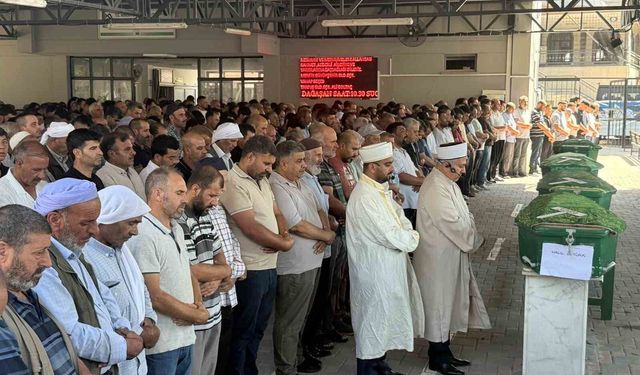 4 kişi feryatlar arasında son yolculuğuna uğurlandı