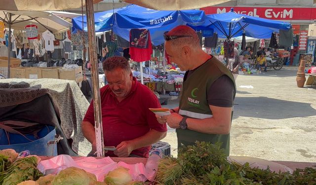 Yeşilay Gönüllüleri Niğde'de bağımlılığa karşı sahaya indi