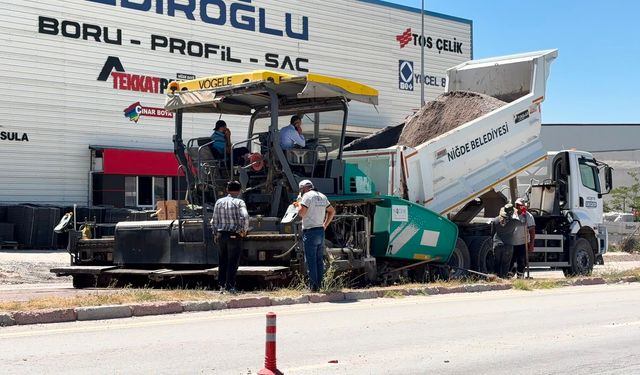 Niğde'de bu güzergâhta altyapı çalışmaları sürüyor