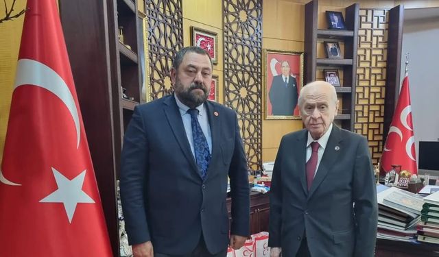 Başkan Halisdemir, MHP Genel Başkanı Bahçeli ile görüştü