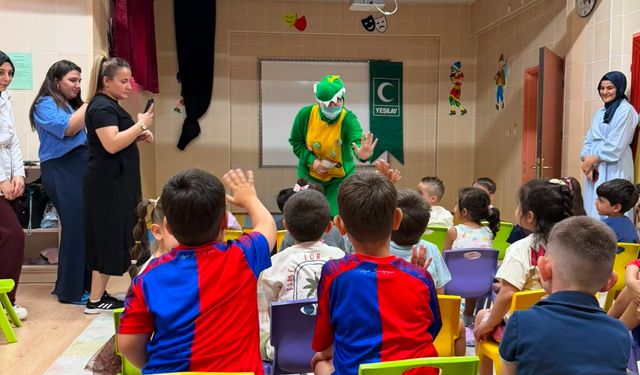 Yeşilay Niğde'den miniklere sağlıklı yaşam eğitimi