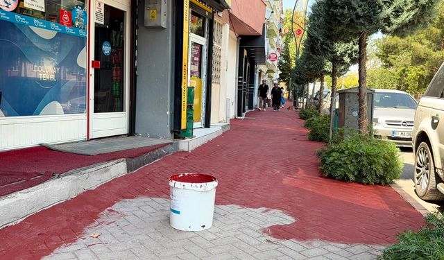 Niğde'de kaldırımlar yenileniyor