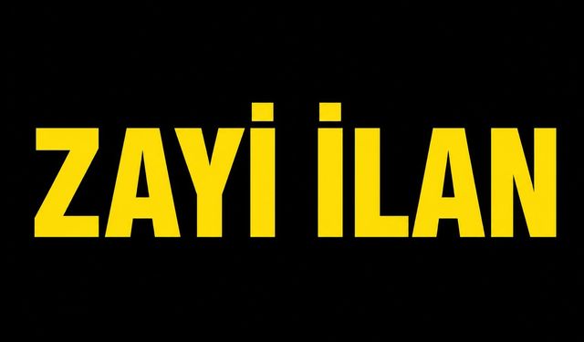 Zayi İlan