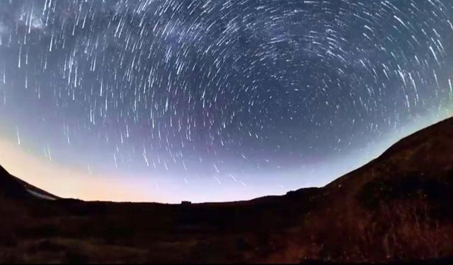 Niğde semalarında Perseid Meteor Yağmuru görsel şölen oluşturdu