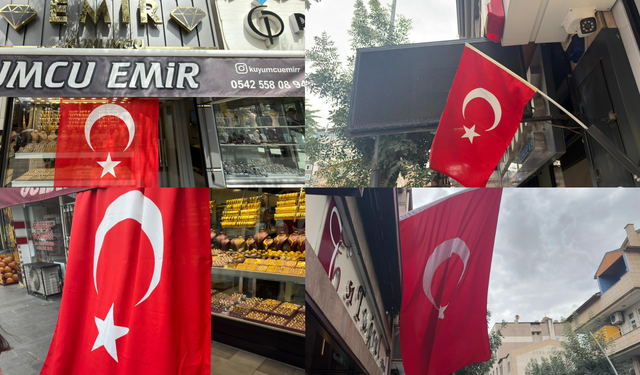 Niğde’de esnaftan 30 Ağustos’a Türk bayraklı kutlama