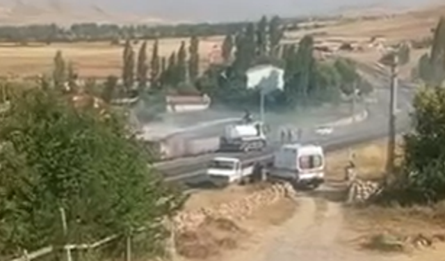 Çayırlı’da samanlık alevlere teslim oldu