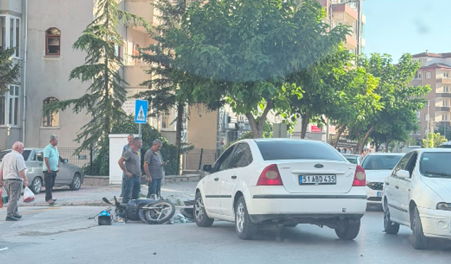 Niğde’de otomobil ile motosiklet çarpıştı: 1 yaralı
