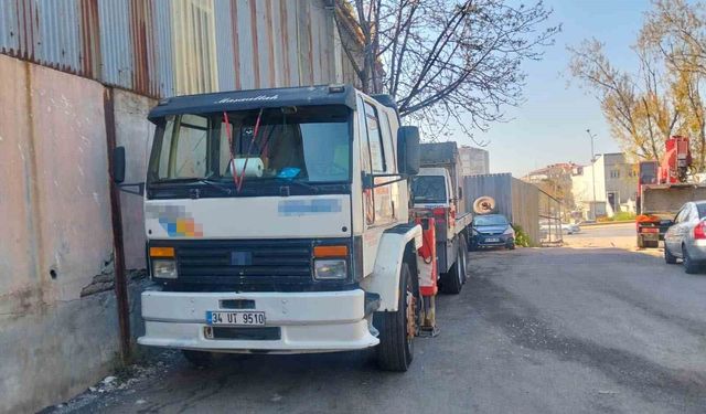 Ters yönde vinç kullanan sürücüye 20 bin TL ceza