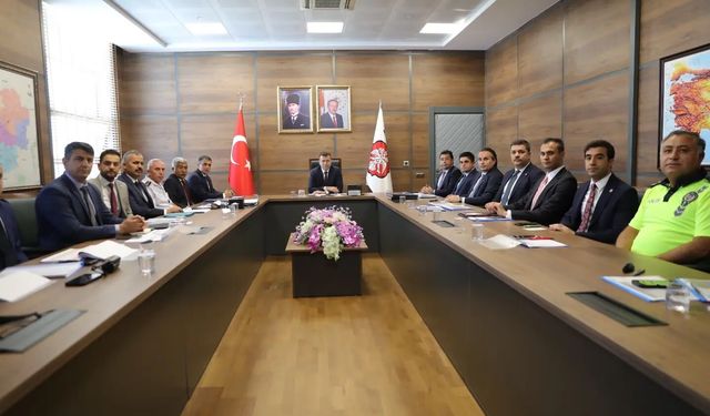 Niğde’de güvenlik ve asayiş tedbirleri değerlendirildi