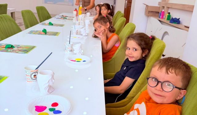Minikler Yeşilay'da hem öğrendi hem eğlendi