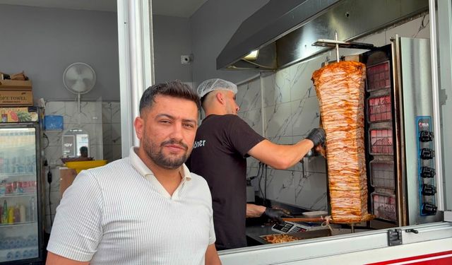 Niğde’de döner ustalarının sıcakla mücadelesi