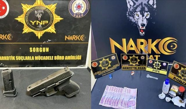 Yozgat'ta uyuşturucu operasyonu: 1 kişi tutuklandı