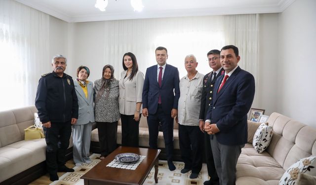 Vali Akmeşe’den gazilere 19 Eylül ziyareti