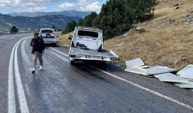 İki ayrı trafik kazasında 2 kişi yaralandı