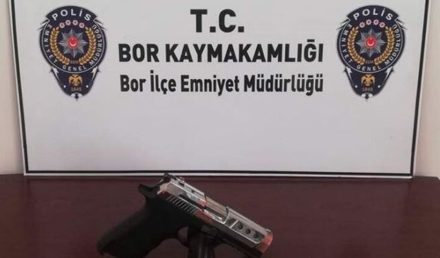 Bor’da s*lah operasyonunda 2 şüpheli tutuklandı
