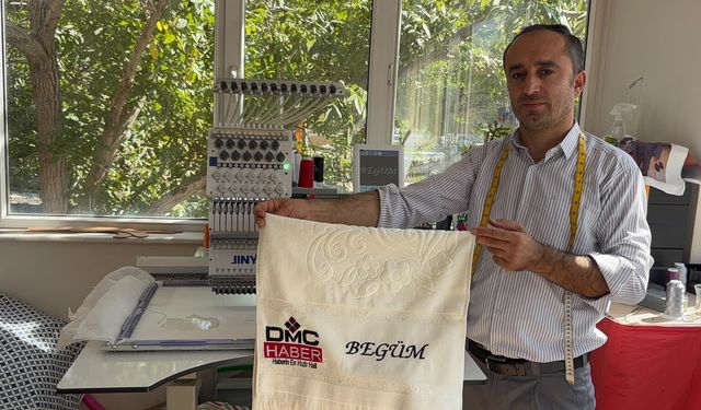 Niğde'de nakış geleneği teknolojiyle yaşatılıyor