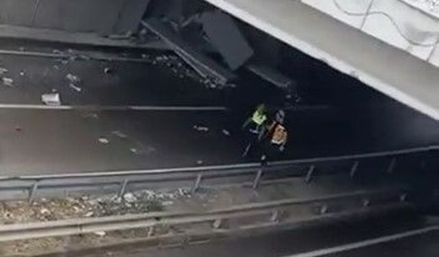 Yağış sebebiyle kontrolden çıkan tır makasladı