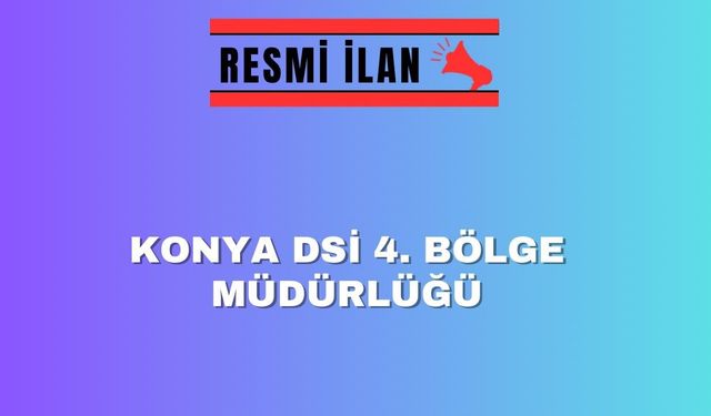 DSİ 4. BÖLGE MÜDÜRLÜĞÜ SULAMA BORU HATTI İŞLERİ YAPTIRACAK